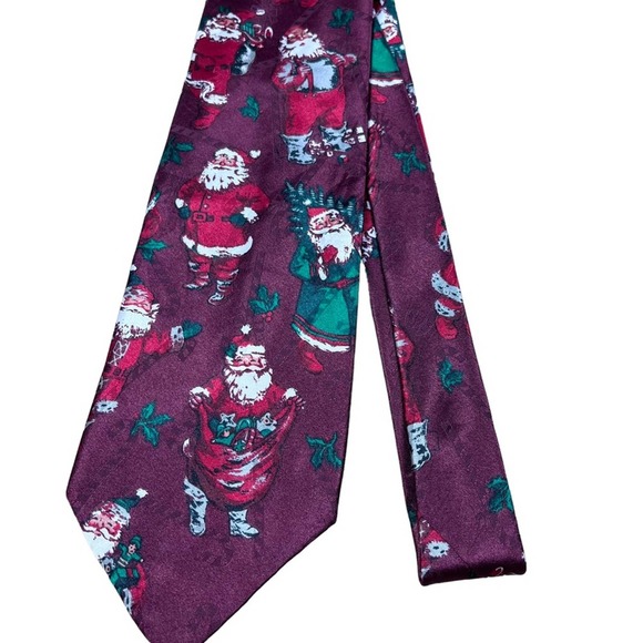 Vintage Hallmark Christmas Tie - Picture 2 of 4